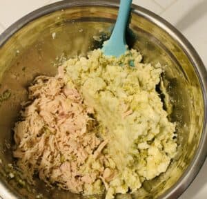 canned chicken and potato DIY Dog Treats