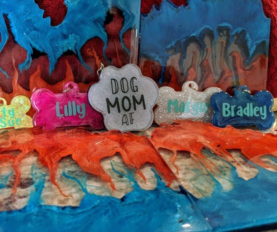 The Blakely Farmhouse dog tags custom dog tags in Houston