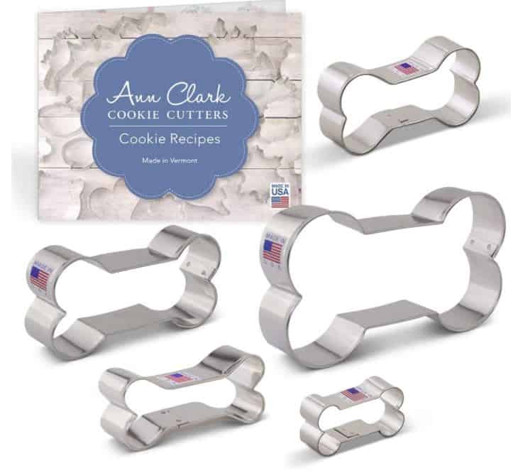 dog biscuit cookie cutters dog bone shape ann clark cookie cutters made in america.
