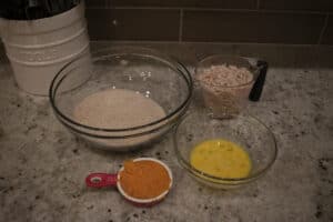 ingredients ready to mix