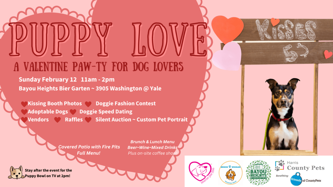 puppy love dog event in houston